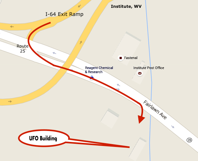 Institute, WV map